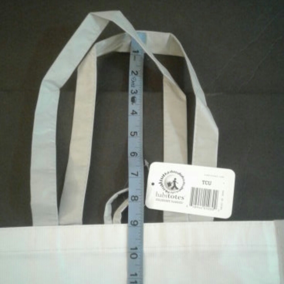 TCU  Horned Frogs Habitotes reusable shopping bags set of 2 NWT - Picture 12 of 16
